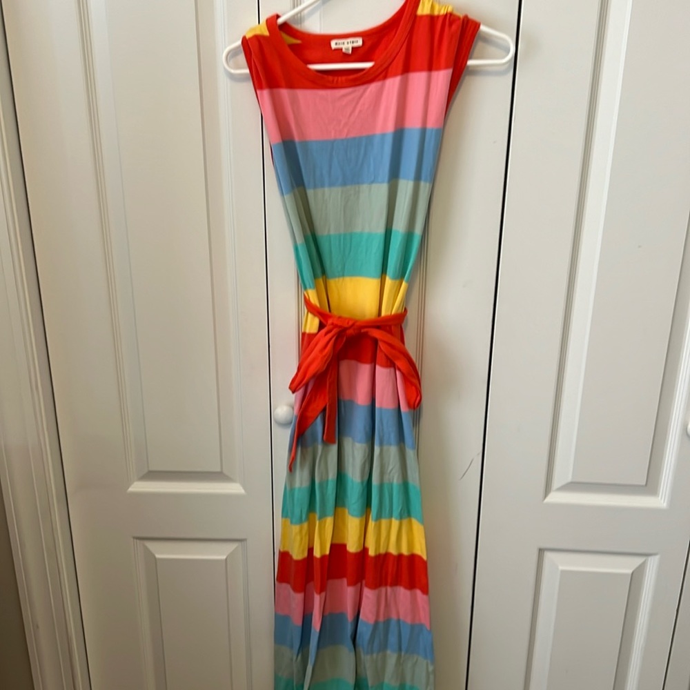 Rainbow Maxi Dress